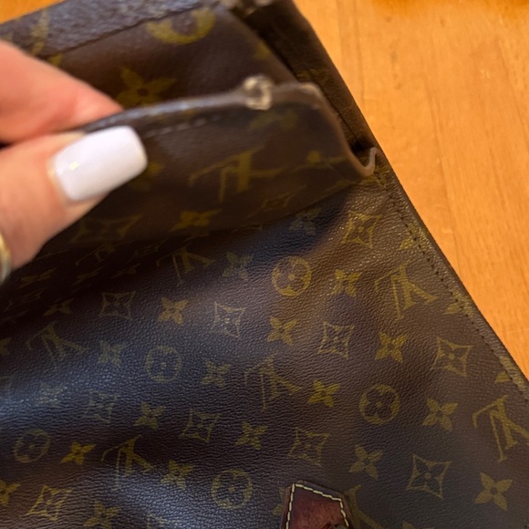 LOUIS VUITTON Monogram SAC PLAT Bag Vintage - Picture 11 of 16